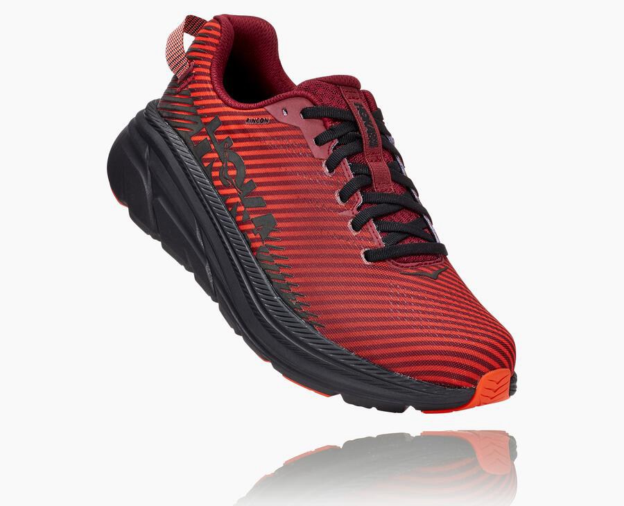 Hoka One One Rincon 2 - Men Running Shoes - Red,Australia WUP-761305